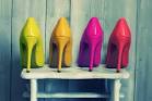 Chaussures de couleur