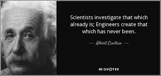 Albert Einstein quote: Scientists investigate that which already ... via Relatably.com