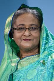 Sheikh Hasina Wajed, Bangladesh&#39;s prime minister, attends a press conference with German Chancellor Angela Merkel at the Chancellory on October 25, ... - Sheikh%2BHasina%2BWajed%2BBangladeshi%2BPrime%2BMinister%2BMMTTZm9HMI-l