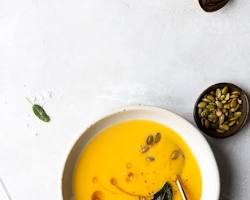 Image of Butternut Squash Soup with Sage and Brown Butter