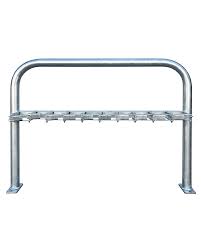 Galvanised Scooter Rack | Single Sided | 10 Bay Parking