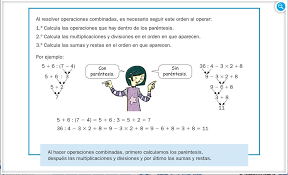 Resultado de imagen de imagen de operaciones de suma resta multiplicacion y division potenciacion