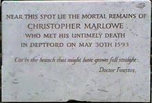 Christopher Marlowe - Wikipedia, the free encyclopedia via Relatably.com