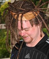DREAD JOURNEY: Peter Ashcroft, 44, says at one point his dreadlocks reached right down to his waist. - 9766146