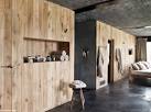 Planche bois mur interieur en