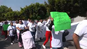 Manifestación del Sindicato del ISSSTE en CDMX: Marchan a Oficinas en Buenavista