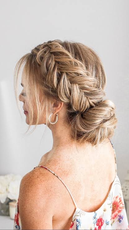 Fishtail Braid Updo #missysueblog #missysuehair