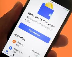 Image of Coinbase crypto trading app