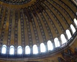 Image of Hagia Sophia dome windows