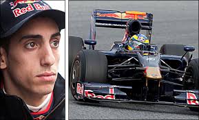 Sebastien Buemi and the 2009 Toro Rosso. Buemi has nothing to lose as the former Red Bull tester makes his debut - _45554353_buemi466