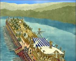 Image of ancient Roman navy Julius Caesar era