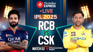 IPL Live Score 2025 RCB vs CSK : આઈપીએલ 2025, આરસીબીની સંગીન શરૂઆત