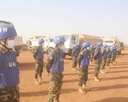 Image of Cambodian peacekeepers