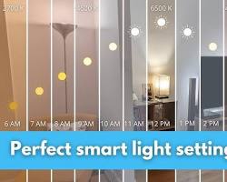 Изображение: AIpowered smart lights adjusting to the time of day