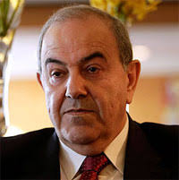 ... sagte Ayad Allawi, dass die irakische Regierung in ihrem Bemühen um ...
