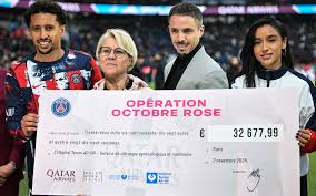 Menus solidaires, rubans, tifo et maillot spécial : les initiatives du PSG pour Octobre Rose