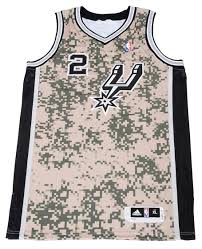 Camo San Antonio Spurs Uniforms
