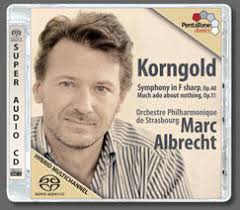 Eric Korngold, Symphony in F sharp, Op. 40. Much Ado About Nothing-incidental music. Orchestra: Philharmonique de Strasbourg. - lso.ht2