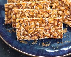 Peanut chikki indian snack