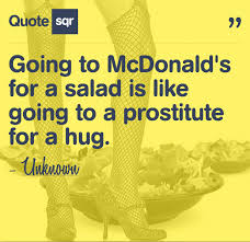 Mcdonalds Funny Quotes About Health. QuotesGram via Relatably.com