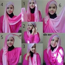 Hasil gambar untuk tutorial hijab