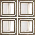 Square wall mirror