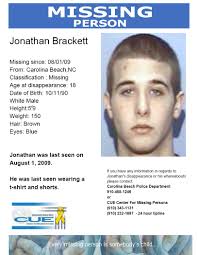 Jonathan Brackett : CUE Center for Missing Persons – Serving Missing Persons Nationwide - CUE-Poster-Jonathan-Brackett