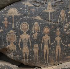 Ancient Indian rock art depicts UFOs and aliens