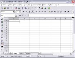 Open office calc