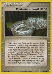 A História do TCG: Fossil