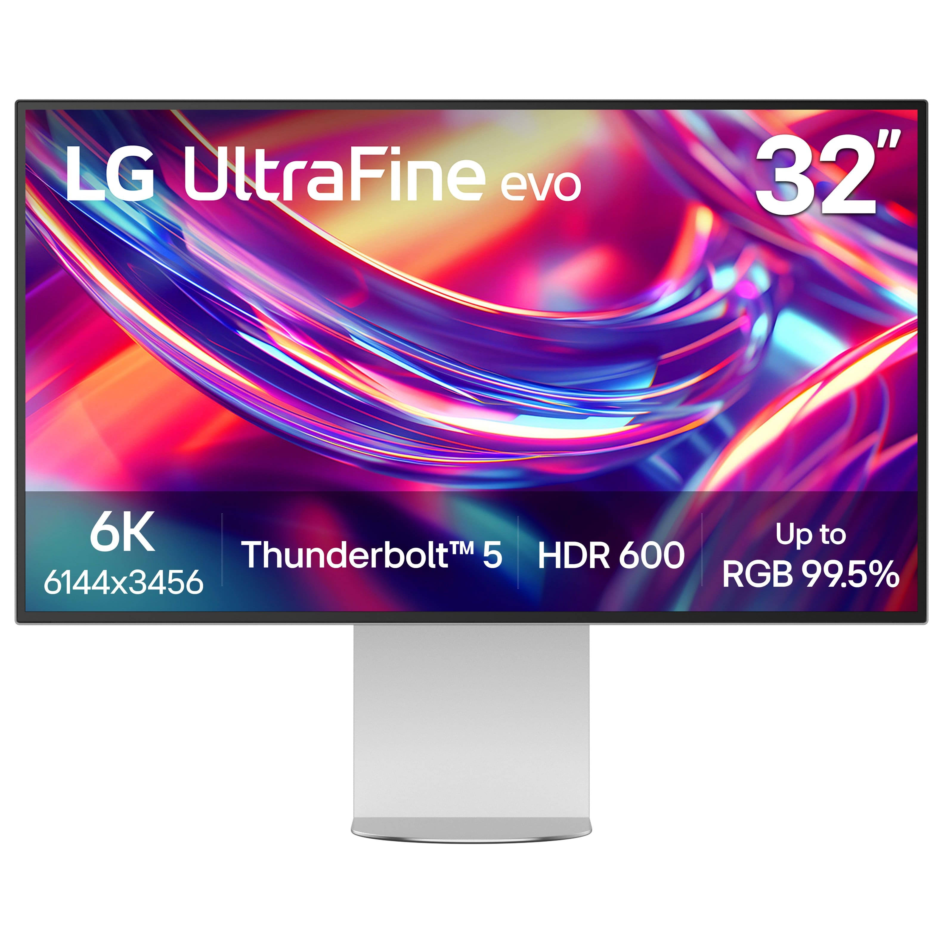 LG 32" UltraFine evo 6K Nano IPS Black Monitor with Thunderbolt 5