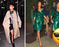 Image de Rihanna in a New Year's Eve outfit