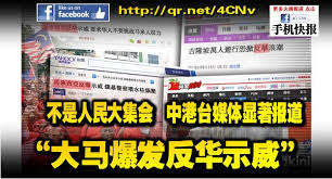 Image result for 馬來西亞反華示威