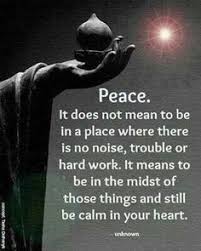 Peace, be still on Pinterest | Be Still, Peace and Calm Quotes via Relatably.com