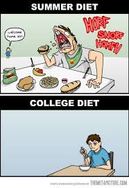 The way I eat during summer and school!!!! Lol | school memes ... via Relatably.com