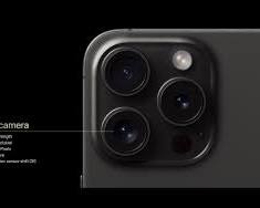 Image of iPhone 15 camera, new 48MP sensor