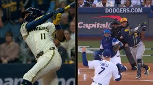 Chourio's history-making 1st-pitch HR comes 1 year to the day after he did the same thing! — MLB.com