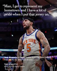 From The Athletic: Jose Alvarado wants to be the missing ingredient for a Knicks team making a run at its first NBA championship since 1973. The point guard opened up about representing his hometown after being traded from New Orleans. https://nyti.ms/4s7