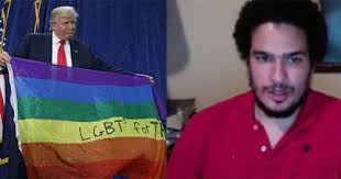 Résultat de recherche d'images pour "trump lgbt flag"