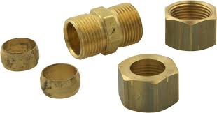 PlumbShop Brass Compression Union, 1/2-in OD, 1-pk ...