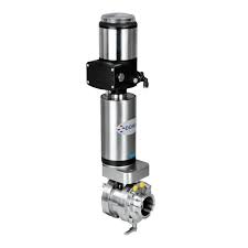 Donjoy Sanitary Double Seat Mixproof Butterfly Valve for ...