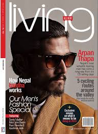 Here&#39;s Arpan Thapa on the cover of the newest LIVING magazine!! The versatile actor is seen donning a classic Ray-Ban wayfarers and looking pretty dapper. - Aarpan-Thapa-ECS-Magazine