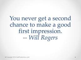 Image result for First Impression