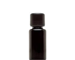 Essential oils in a dark bottle