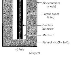 Image of Dry Cell Labelled Diagram