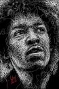Today in Art » 30 Works of Art Painted with iPhone or iPod Touch Apps - the-ghost-king-jimi-hendrix-iphone-art