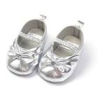 Silver toddler shoes