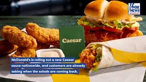 McDonald's unveils new Caesar sauce as fans renew calls for salads' return