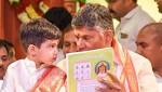 Chandrababu Naidu's 3-year-old grandson times