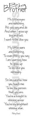 Big Brother Quotes on Pinterest | Brother Birthday Quotes, Little ... via Relatably.com